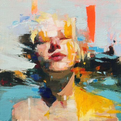 Where Color Remains by Carlos Milanés, Painting for Sale on Select
