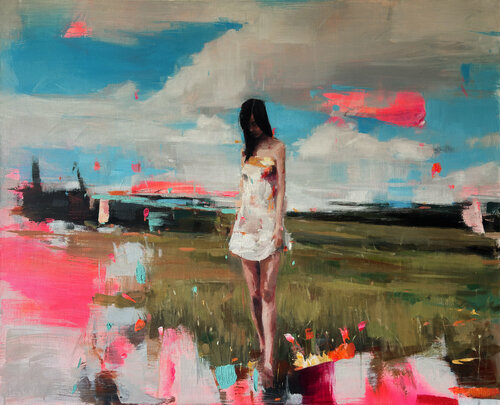 Before the Sky Closes by Carlos Milanés, Painting for Sale on Select