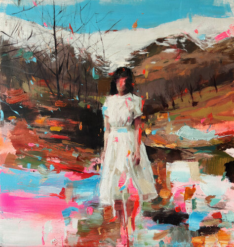 The Lower Silence by Carlos Milanés, Painting for Sale on Select