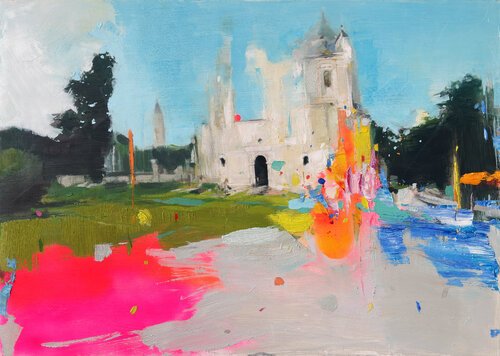 Liquid Memory by Carlos Milanés, Painting for Sale on Select