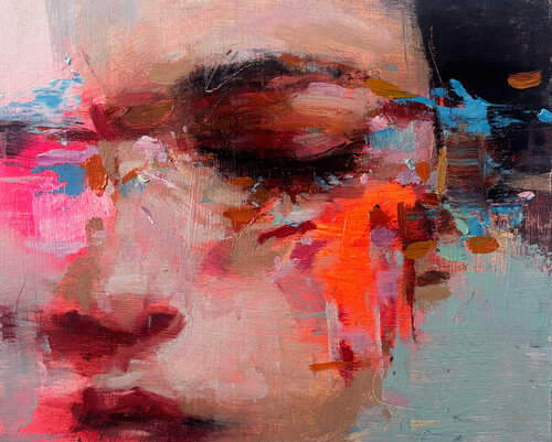 Face I by Carlos Milanés, Painting for Sale on Select