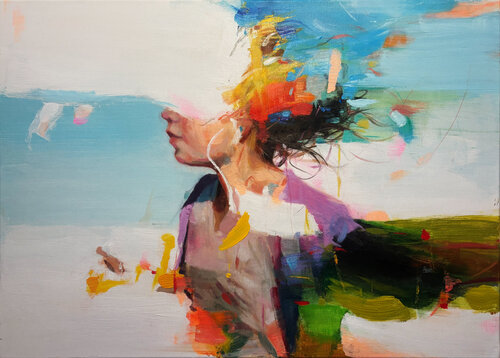 Between what is visible IV von Carlos Milanés, Malerei kaufen auf Select