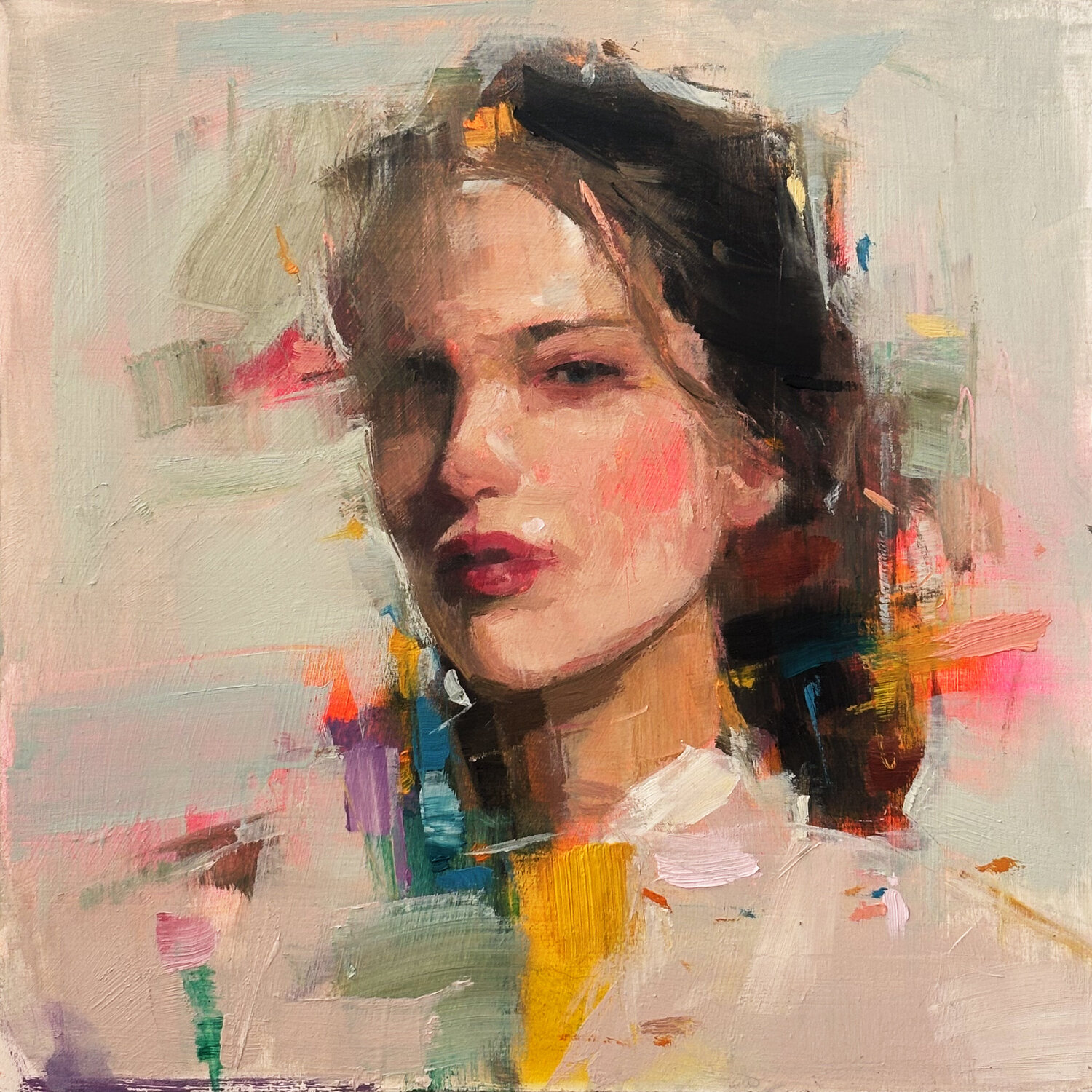 Un Instante antes de Volver Carlos Milanés Original painting for sale