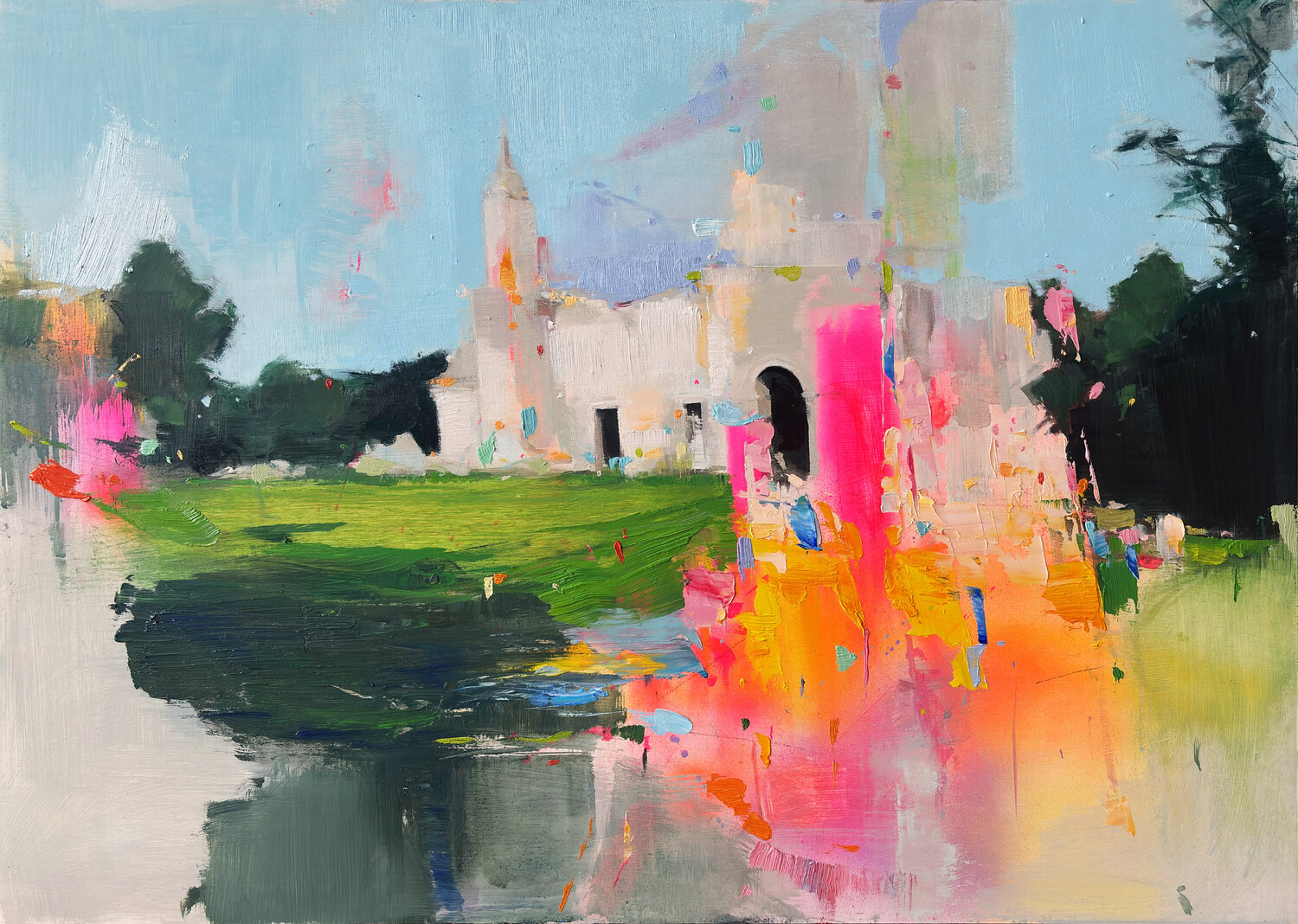 Persistence of the Invisible Carlos Milanés Original painting for sale