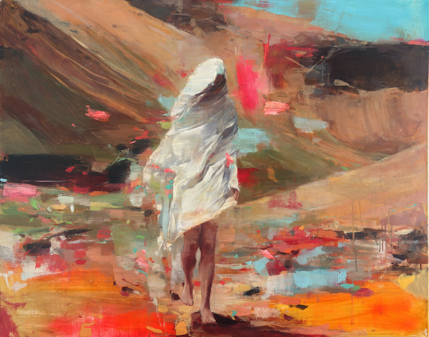 The Inner Terrain Carlos Milanés Original painting for sale