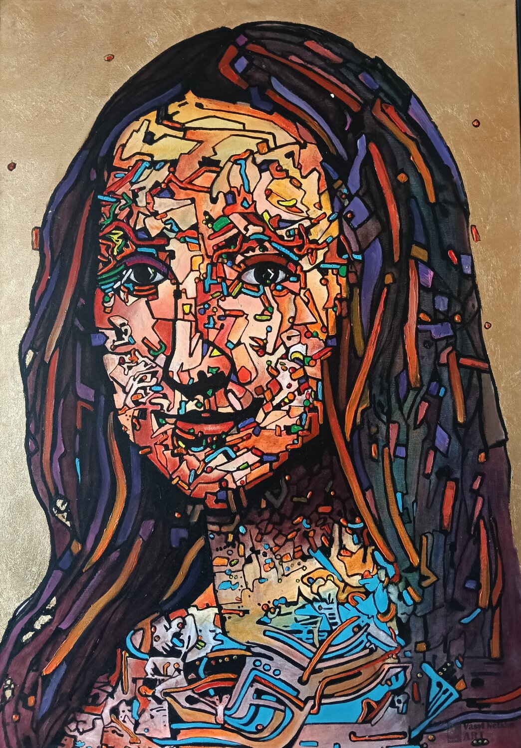 "Matrix" Vasyl Netsko Original painting for sale