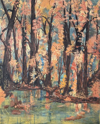Girls in the Lake by Anette Thorup Hansen, Painting for Sale on Select
