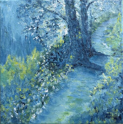 Treading a Precarious Path… by Anette Thorup Hansen, Painting for Sale on Select