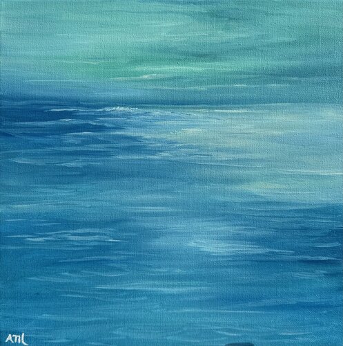 The Light on a Reef in Skagen by Anette Thorup Hansen, Painting for Sale on Select