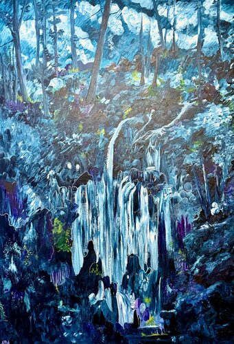 The Silence of the Gods by Anette Thorup Hansen, Painting for Sale on Select