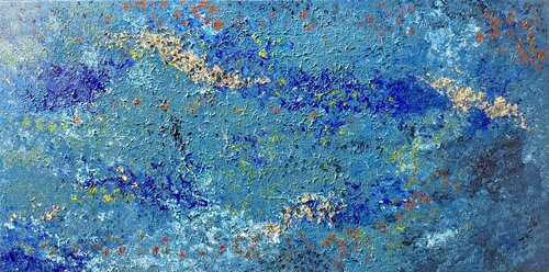 Into the waves of the ocean deep by Anette Thorup Hansen, Painting for Sale on Select