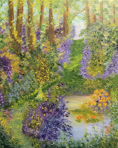 Summertime by Anette Thorup Hansen, Painting for Sale on Select