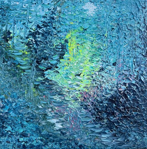 Summer Moon by Anette Thorup Hansen, Painting for Sale on Select