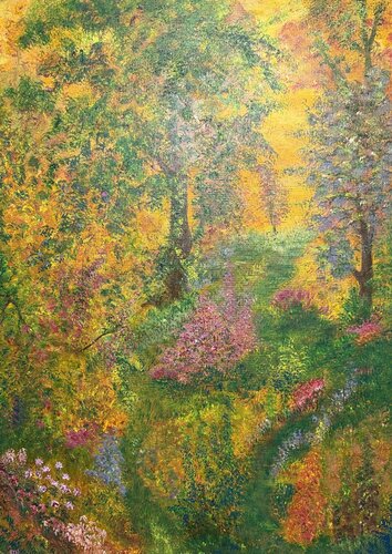 Happy Sunset by Anette Thorup Hansen, Painting for Sale on Select