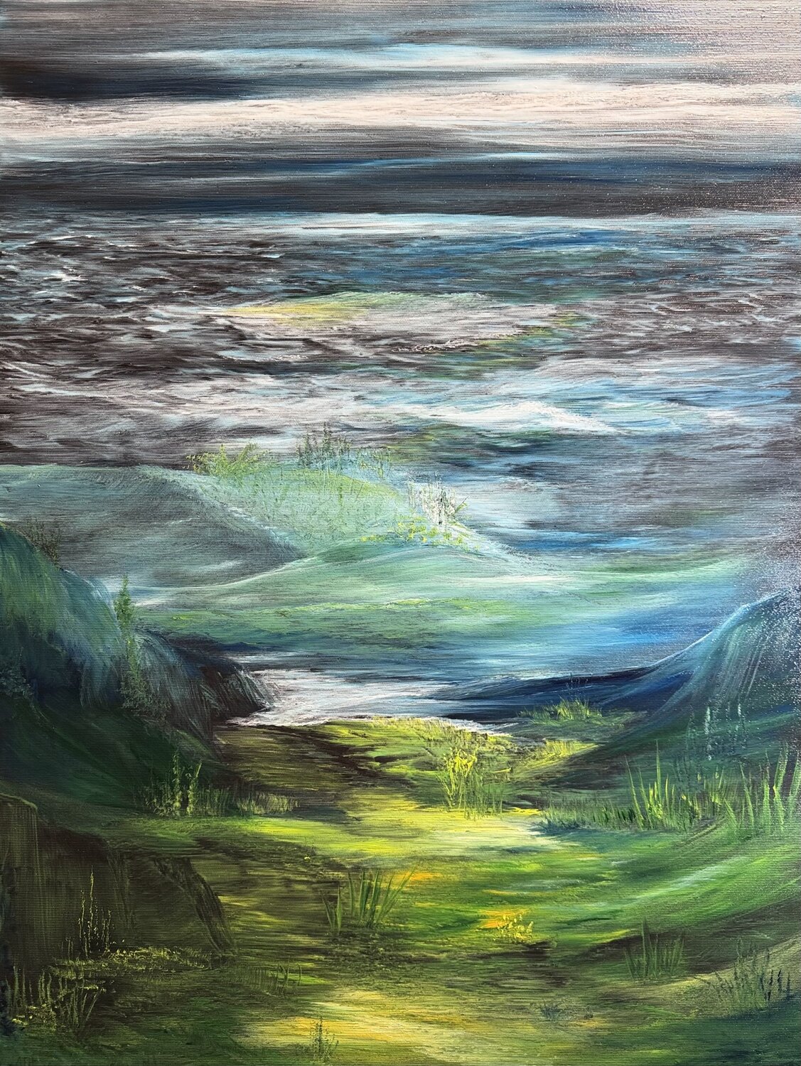 Storm Warning Anette Thorup Hansen Original painting for sale