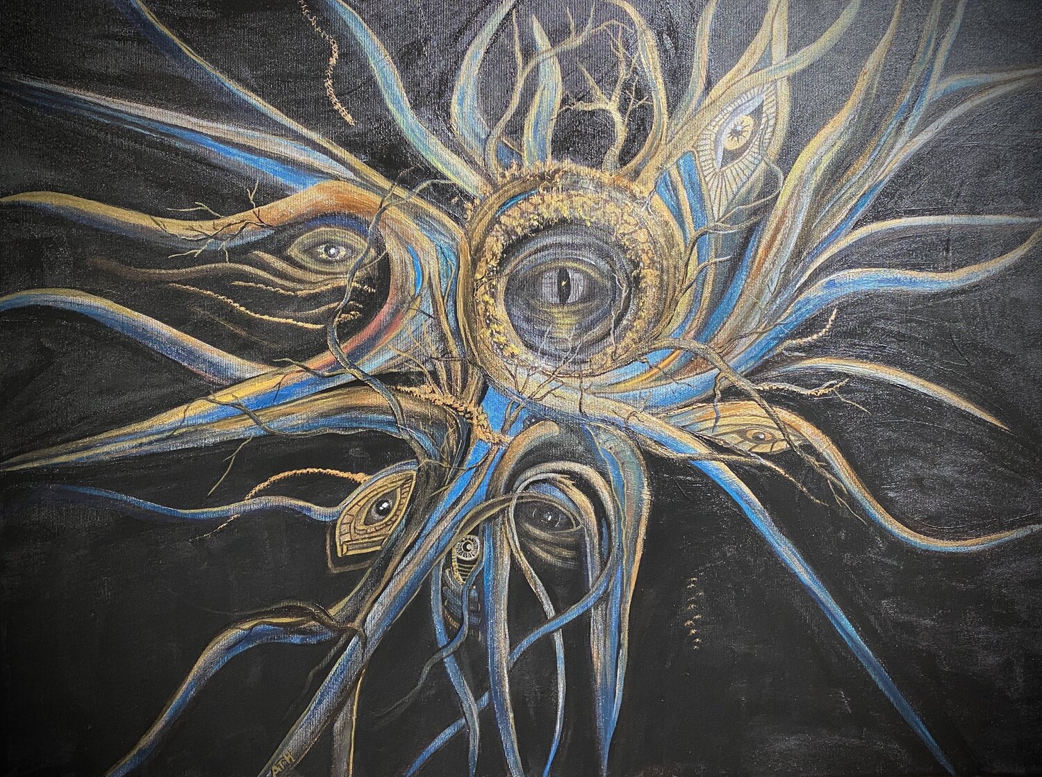 Ragnarok Anette Thorup Hansen Original painting for sale