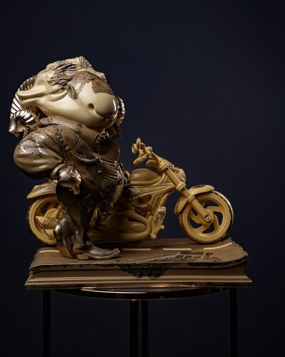 Aries Zodiac Sign Terra Collection by Valeria Anton, Sculpture for Sale on Select