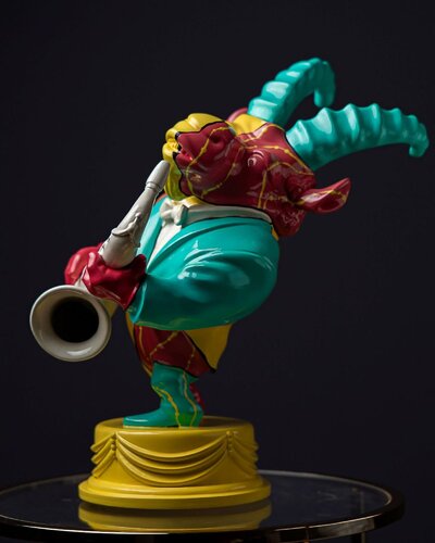 Capricorn Zodiac Sign Fool's theatre  Collection by Valeria Anton, Sculpture for Sale on Select