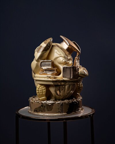 Cancer Zodiac Terra Collection by Valeria Anton, Sculpture for Sale on Select