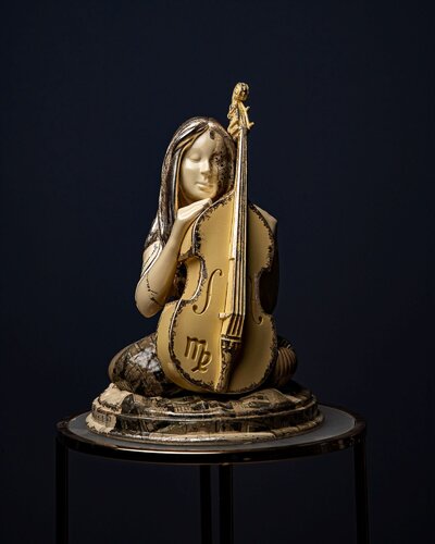 Virgo  Zodiac Terra  Collection by Valeria Anton, Sculpture for Sale on Select