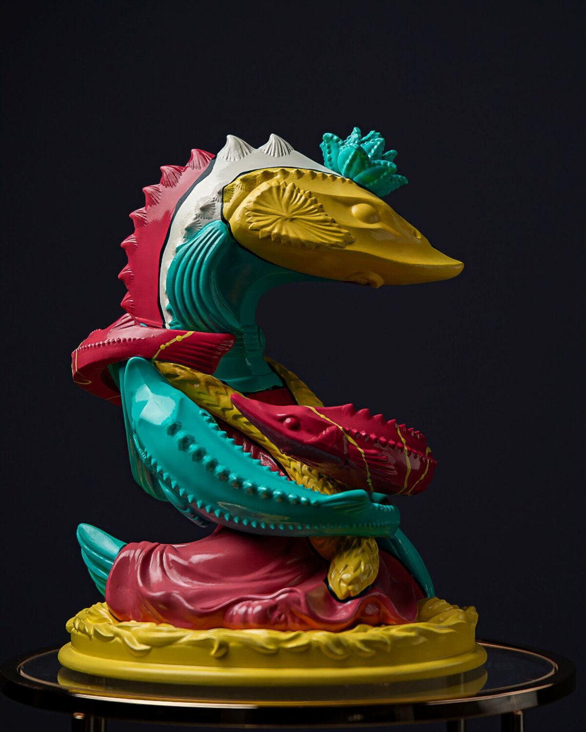 Pisces Zodiac Sign The Fool’s Theatre Collection Valeria Anton Sculpture for sale