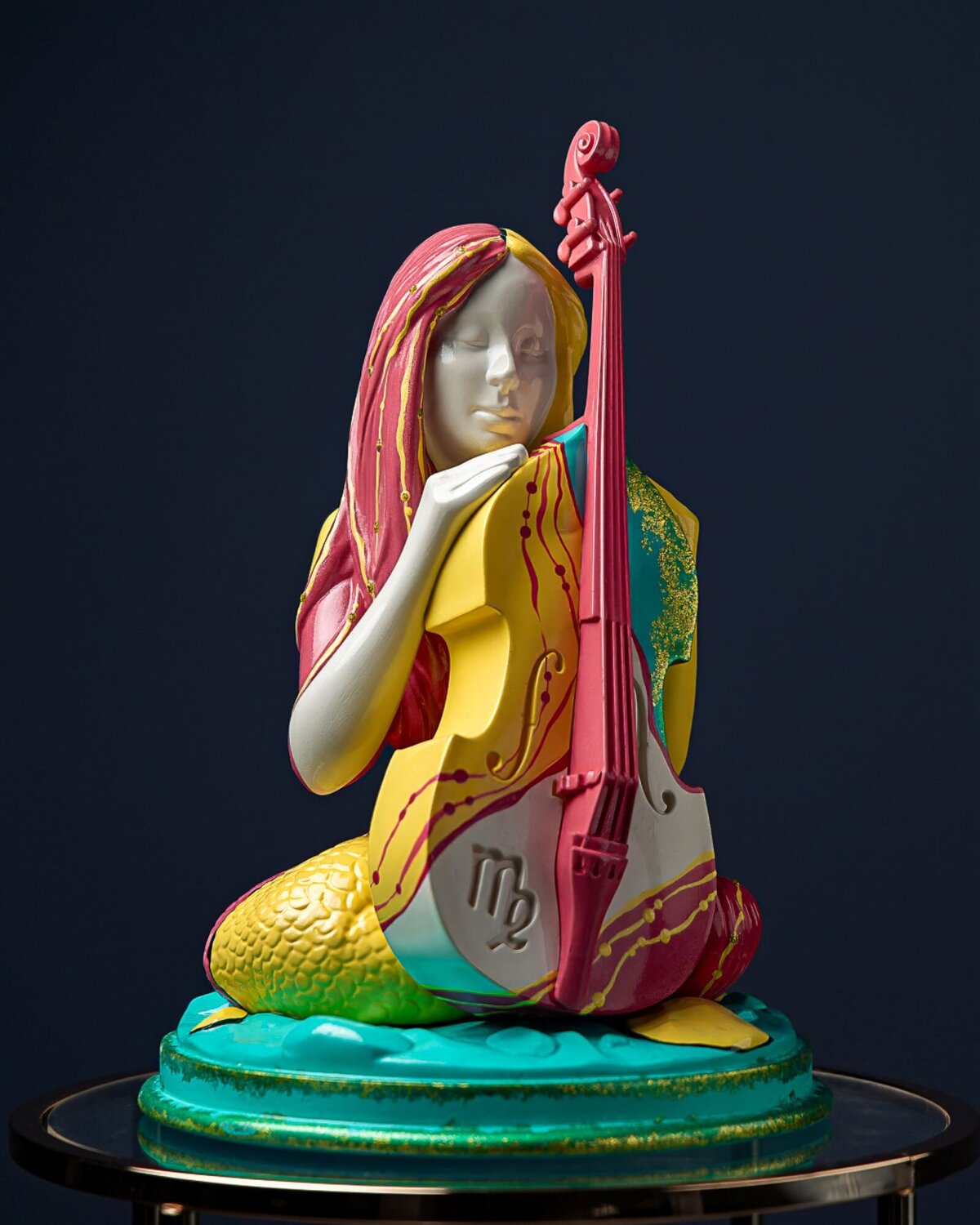 Virgo Zodiac Sign  The Fool’s Theatre Collection Valeria Anton Sculpture for sale