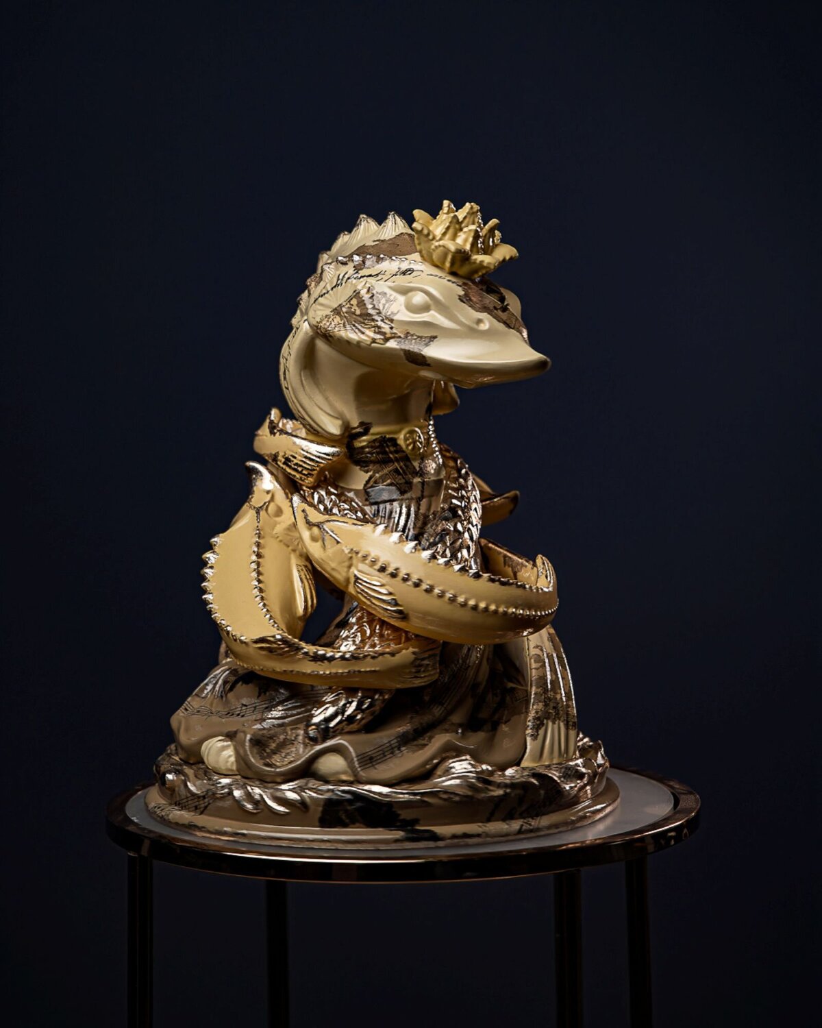 Pieces Zodiac Sign Terra Collection Valeria Anton Sculpture for sale