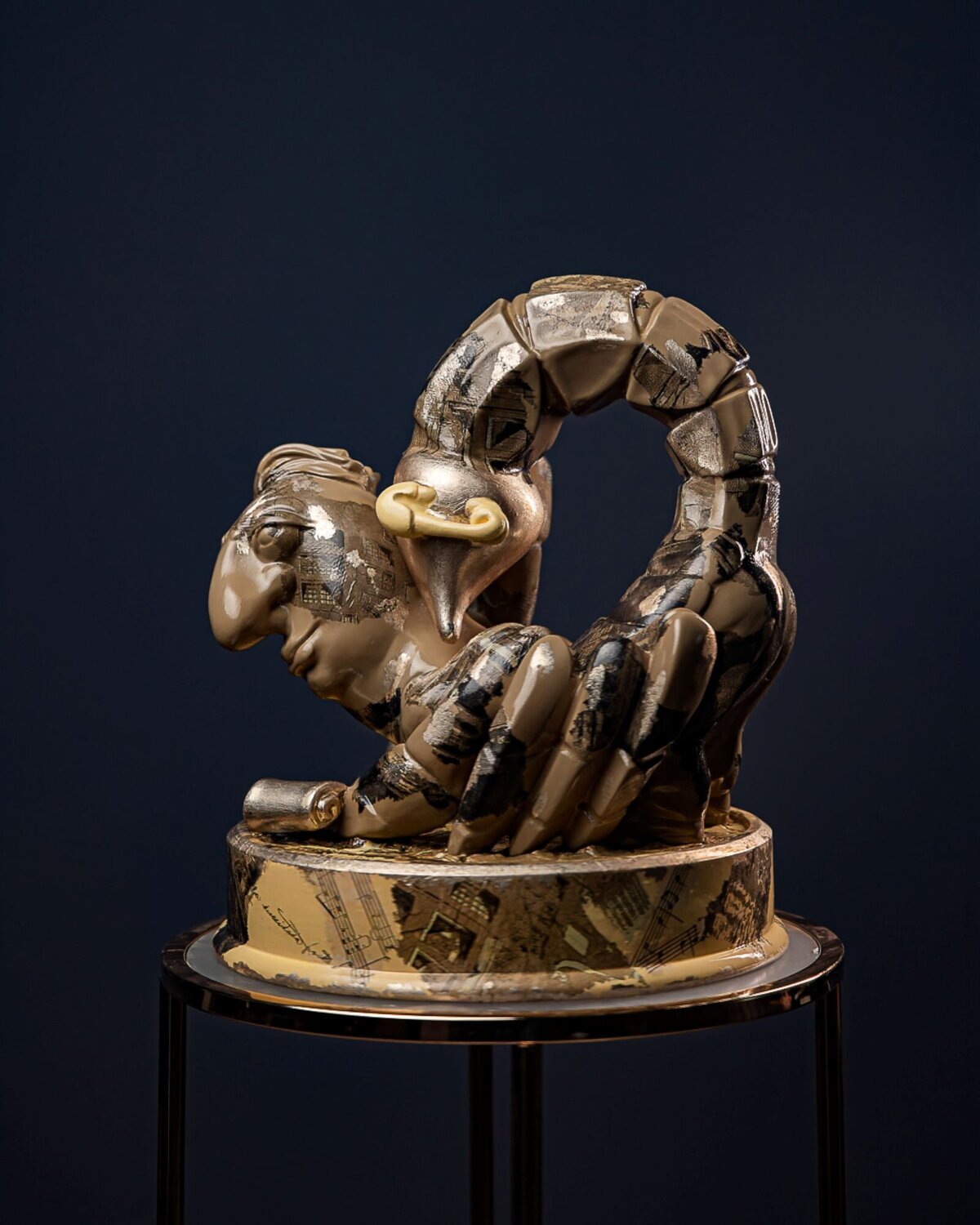 Scorpio Zodiac Terra Collection Valeria Anton Sculpture for sale