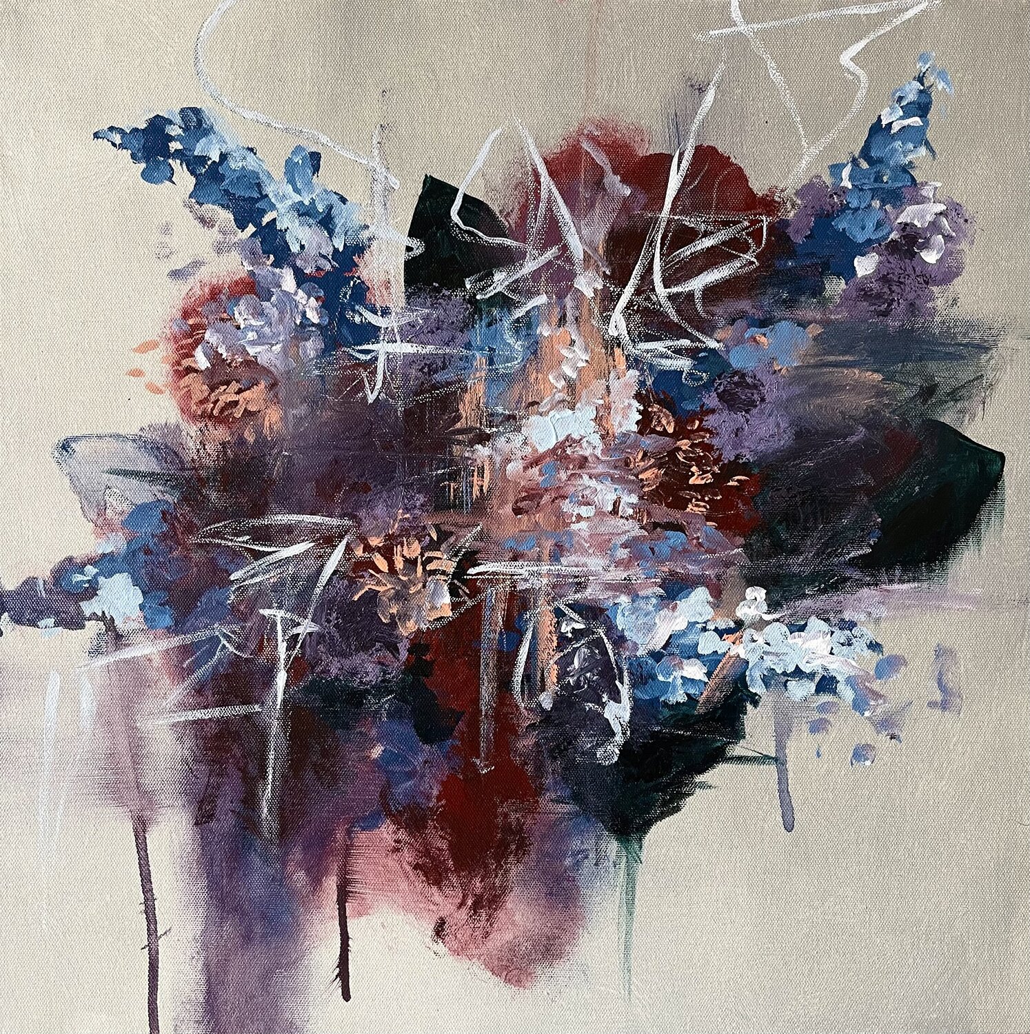 Becoming / Unbecoming Jule Siewerth Original painting for sale