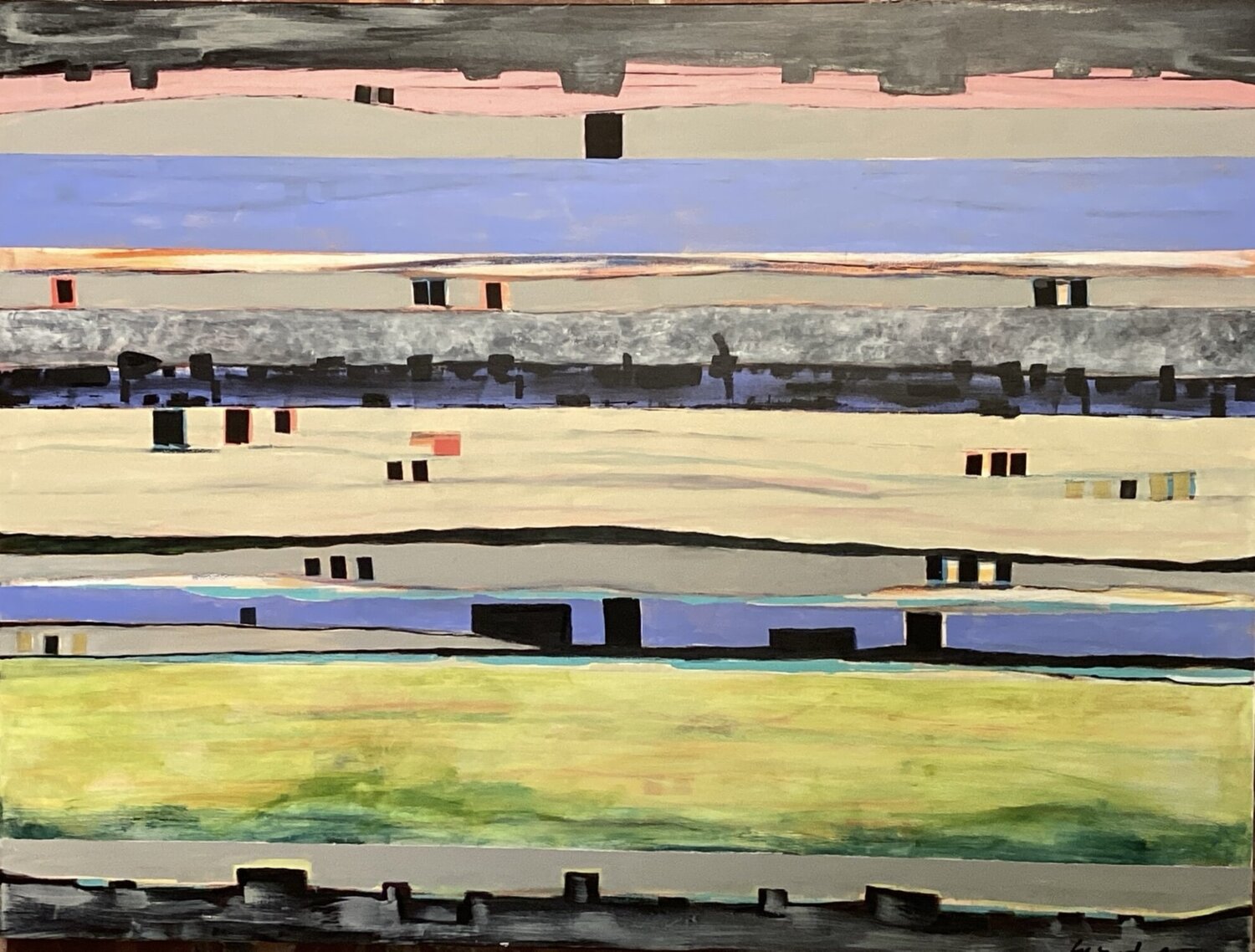 Open Road Horizon Don Wunderlee Original painting for sale