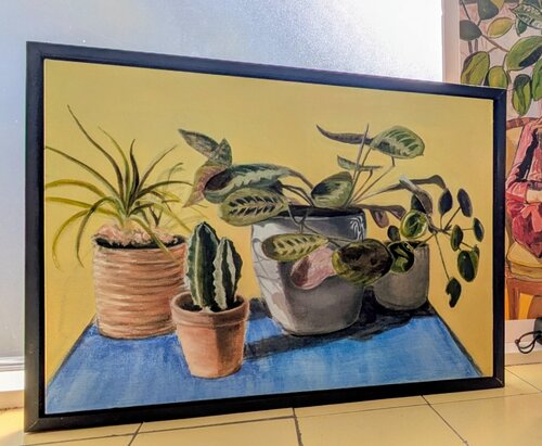 My Plants by Stefan de Vries, Painting for Sale on Select