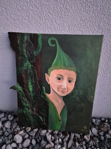 Prim by Eliane Hofer, Painting for Sale on Select