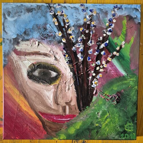 Leben Was? by Eliane Hofer, Painting for Sale on Select