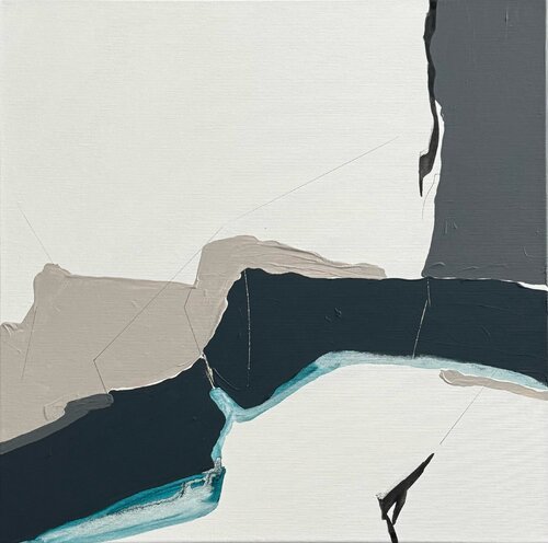 Between Inhale and Exhale by Daria Vergina, Painting for Sale on Select