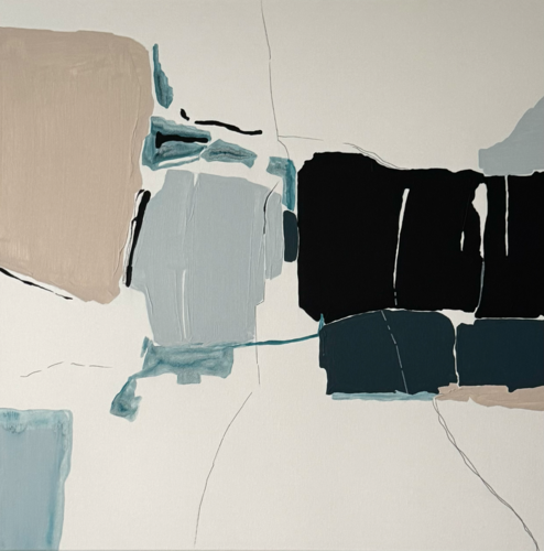 Lines of Stillness by Daria Vergina, Painting for Sale on Select