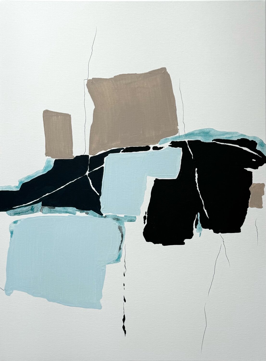 Fault Line Daria Vergina Original painting for sale