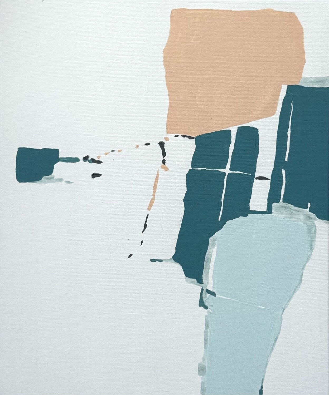 Quiet coral Daria Vergina Original painting for sale