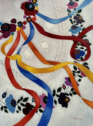 Dance of joy by Ulyana Korol, Painting for Sale on Select