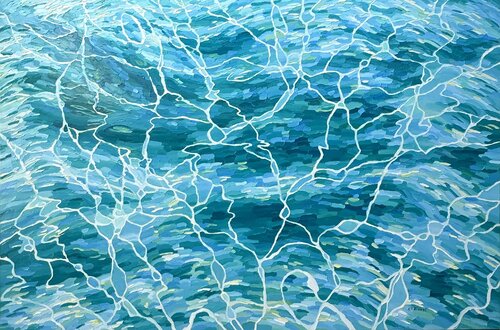 Lace of light by Ulyana Korol, Painting for Sale on Select