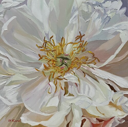 Ivory bloom by Ulyana Korol, Painting for Sale on Select