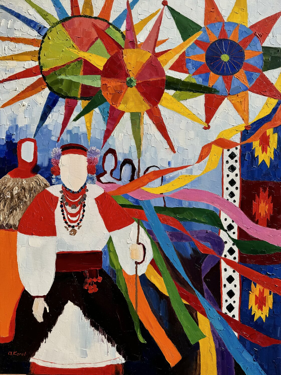 Malanka Ulyana Korol Original painting for sale