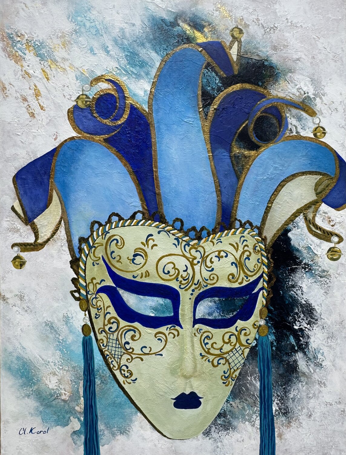 Venetian night Ulyana Korol Original painting for sale