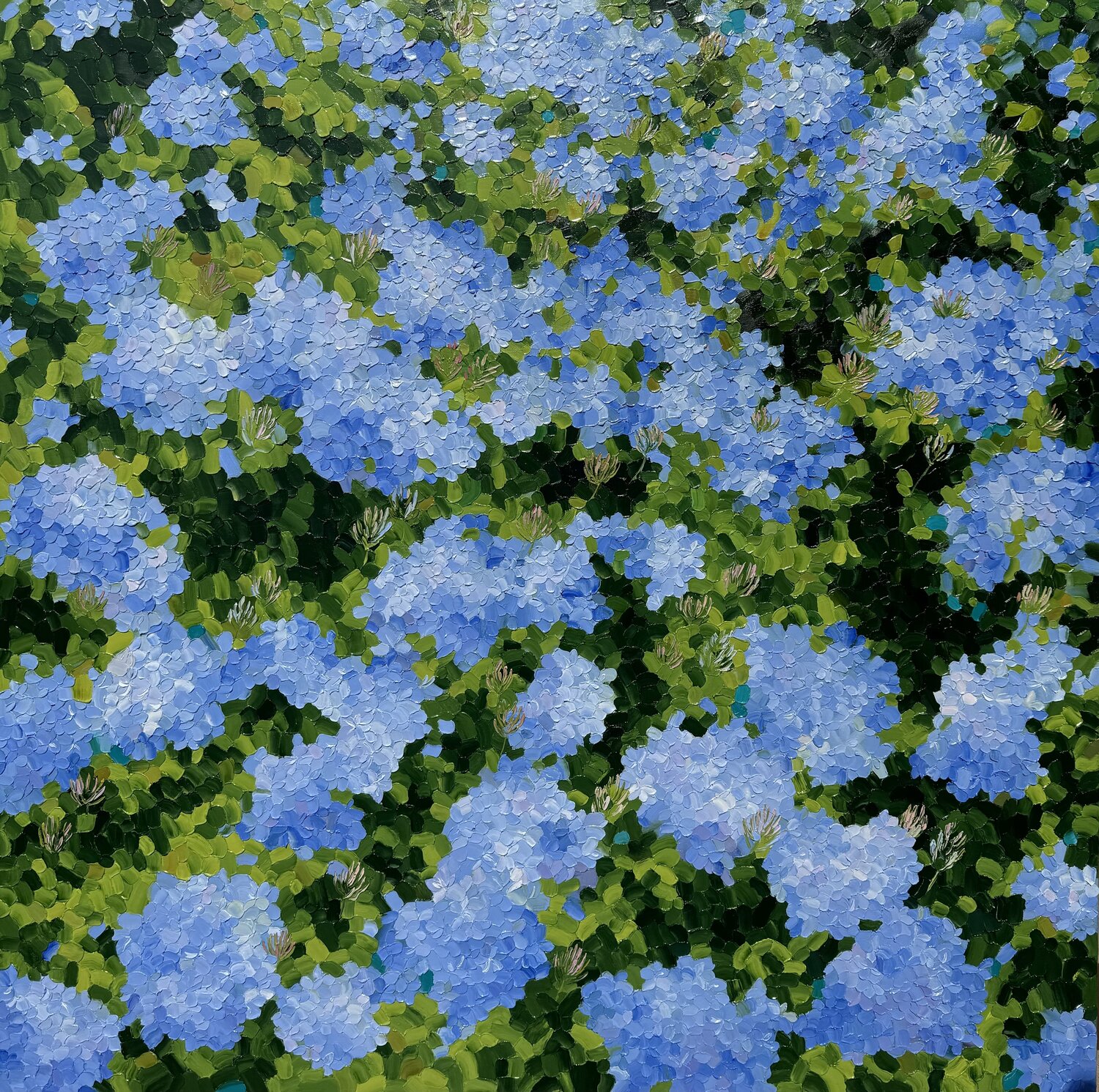 Gran royal blue Ulyana Korol Original painting for sale