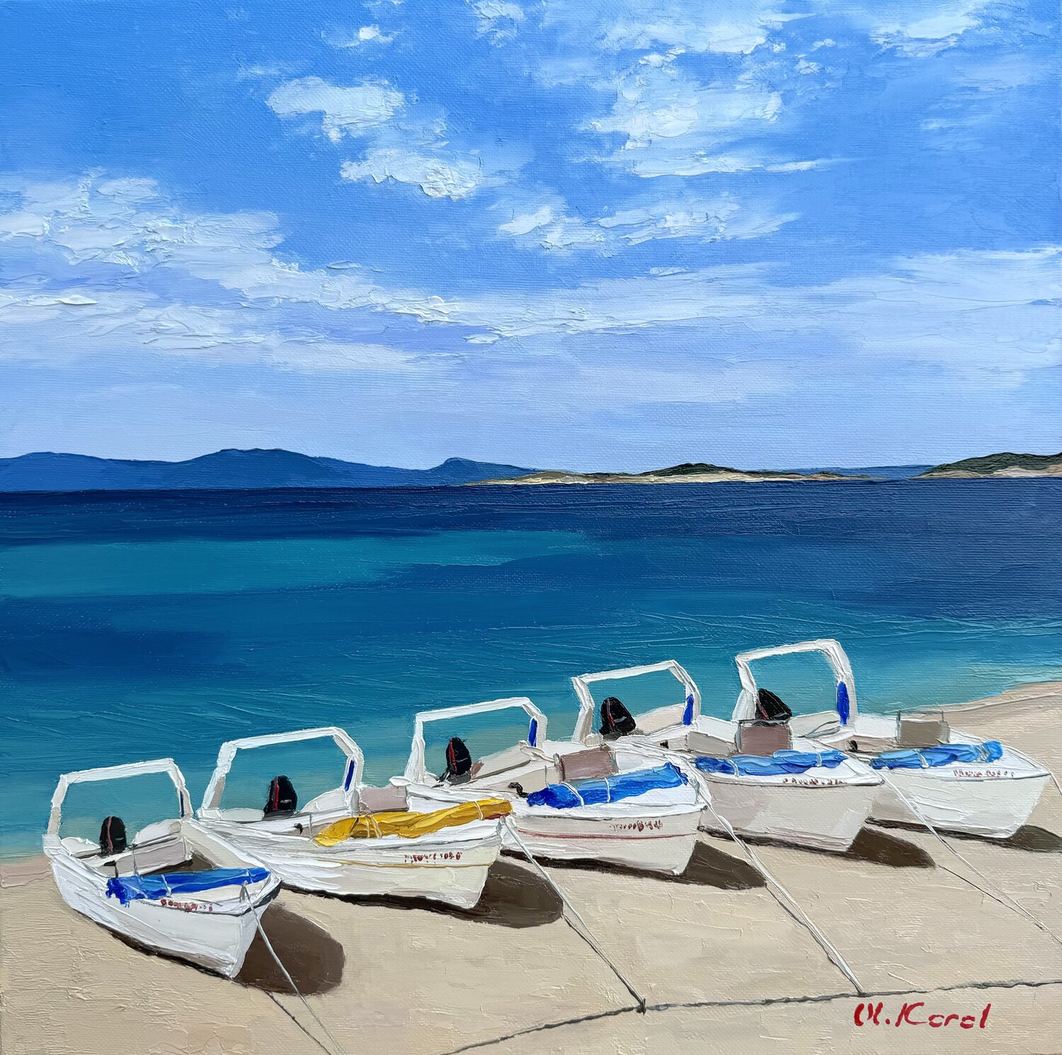 Morning calmness Ulyana Korol Original painting for sale