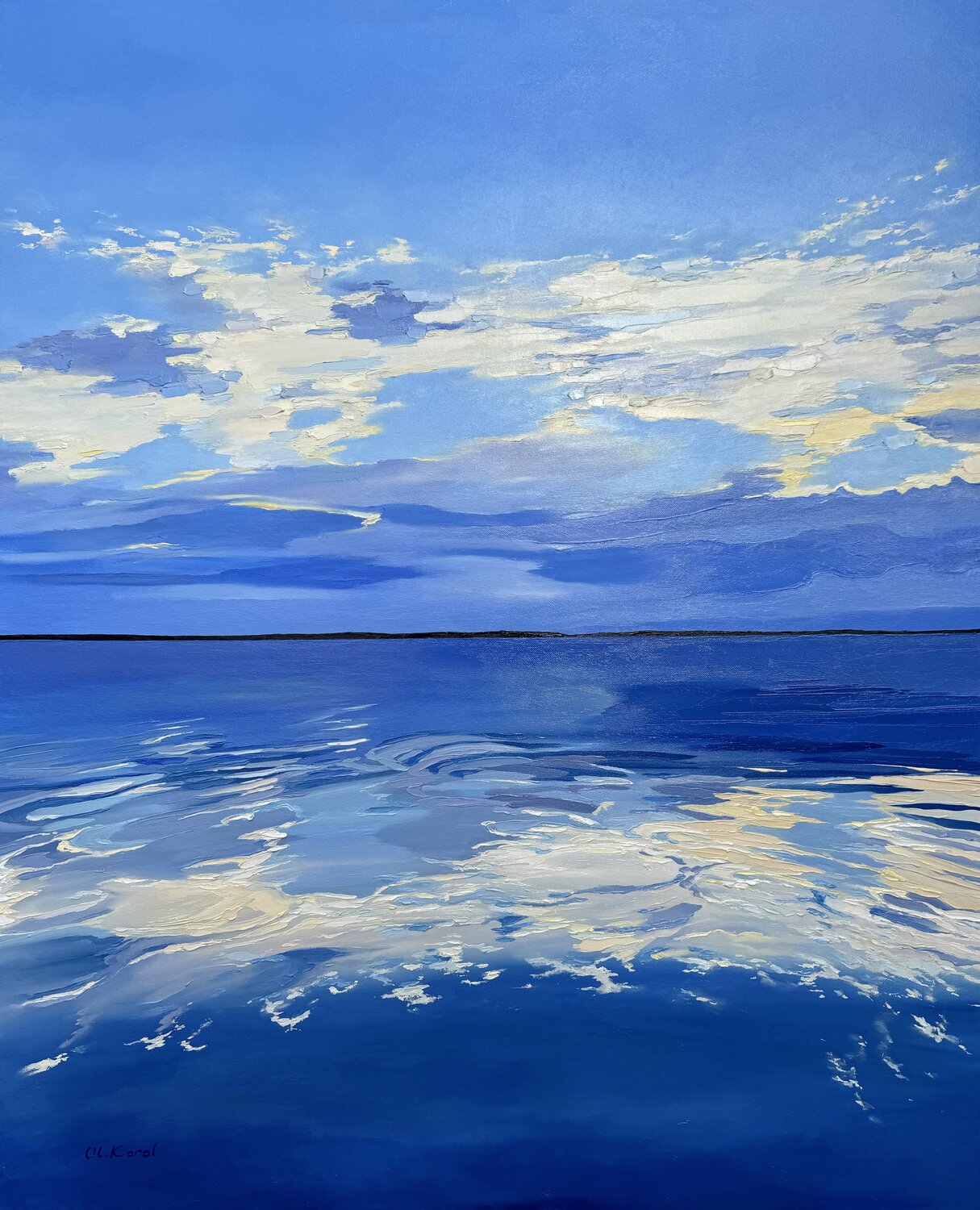 The coming twilight Ulyana Korol Original painting for sale
