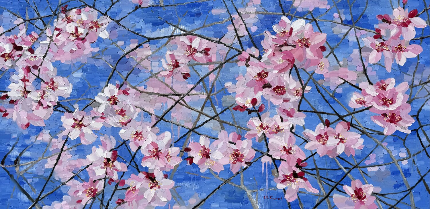 Whispers of spring Ulyana Korol Original painting for sale