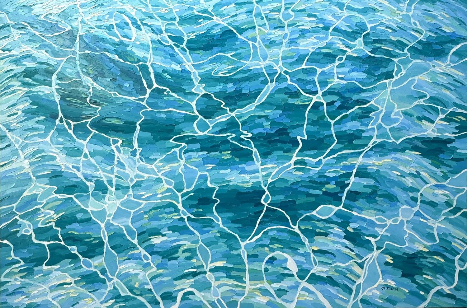 Lace of light Ulyana Korol Original painting for sale