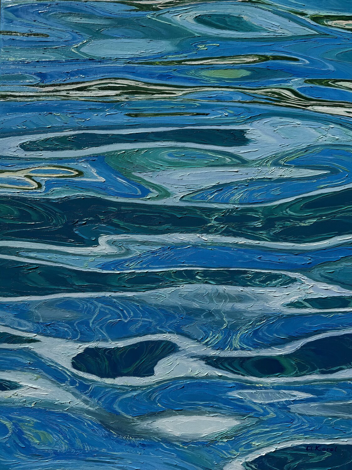 The Space Between Ulyana Korol Original painting for sale