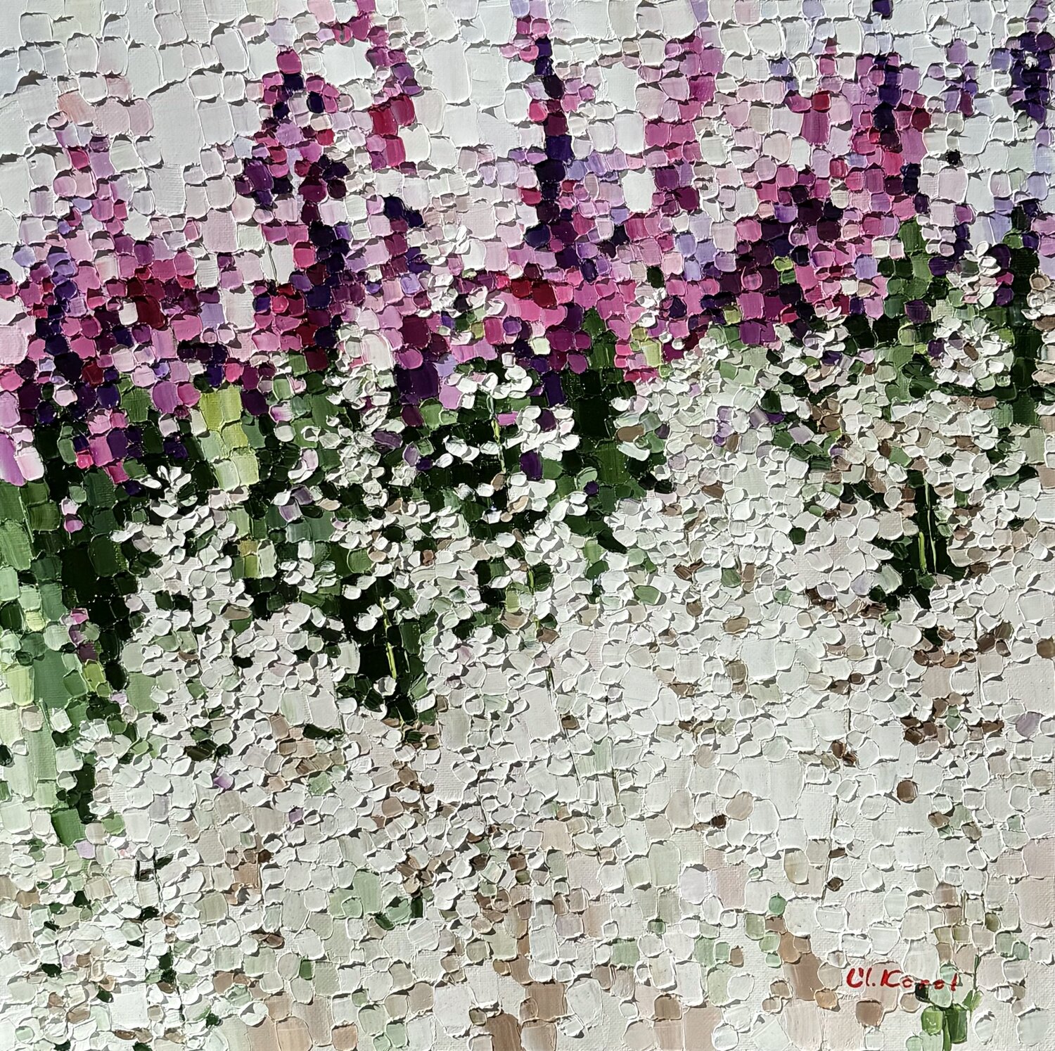 White scent Ulyana Korol Original painting for sale