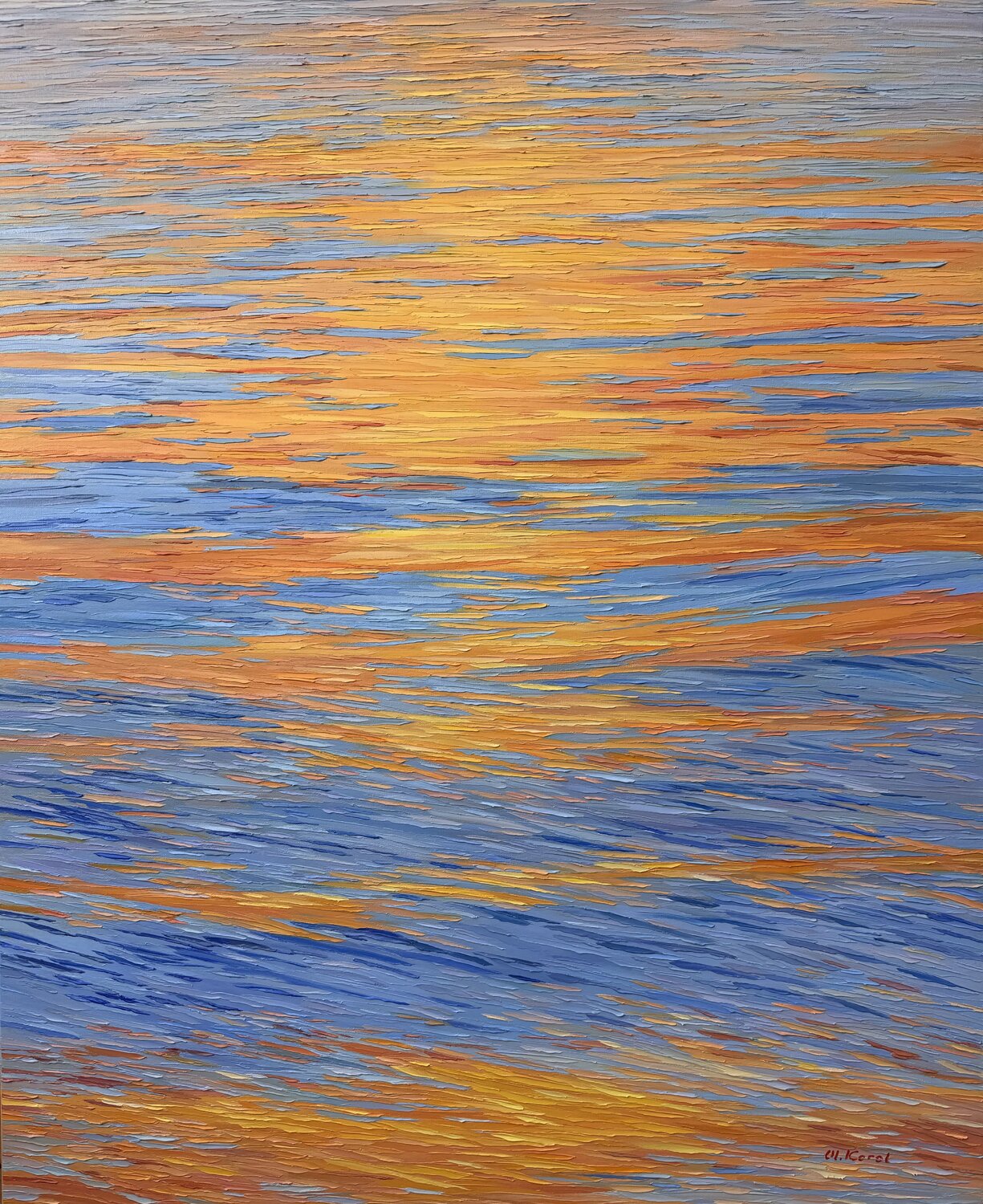 After the sun Ulyana Korol Original painting for sale